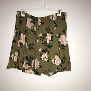 floral print american eagle skirt